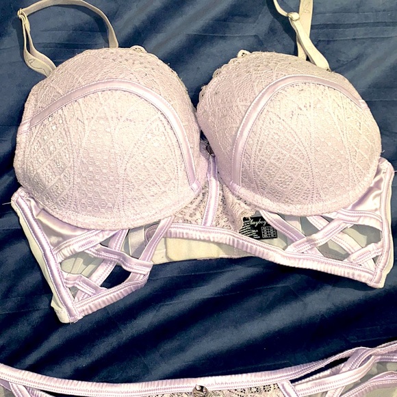 Lilac Playboy set - Picture 2 of 3